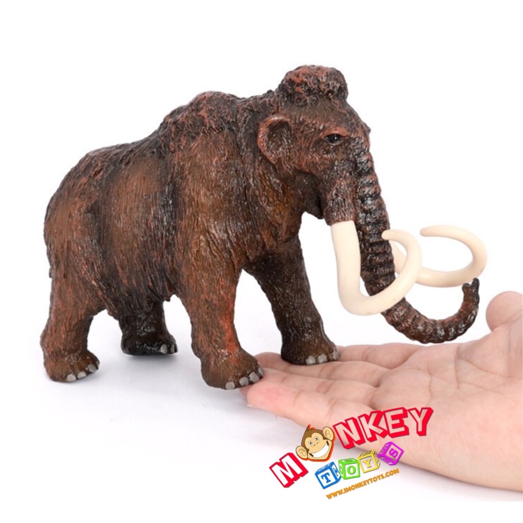 Monkey Toys - โมเดลไดโนเสาร์ Mammoth ช้างแมมมอส ขนาด 20.00 CM (จากหาดใหญ่)