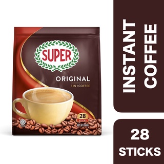 Super Original 3in1 Instant Coffee 28 Sticks ++ ซุปเปอร์ ออริจินอล 3in1 กาแฟสำเร็จรูป 28 ซอง