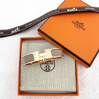 New Hermes Clic H PM อปก ถุงผ้า การ์ด โบว์ กล่อง ของใหม่ ของแท้ 100%