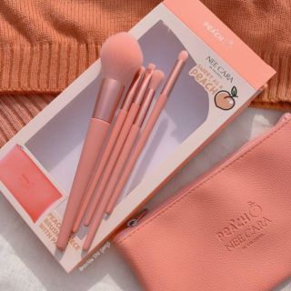 เซตแปรงพีช Neecara peach 5 piece blush set