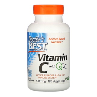 Doctors Best, Vitamin C, Featuring Quali-C, 1000 mg, 120 Veggie Caps