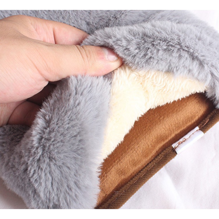 🇹🇭 !H03ถุงน้ำร้อน กระเป๋าน้ำร้อนไฟฟ้า รุ่นขนนุ่มเนียนทุกสัมผัส - รูปที่ 3