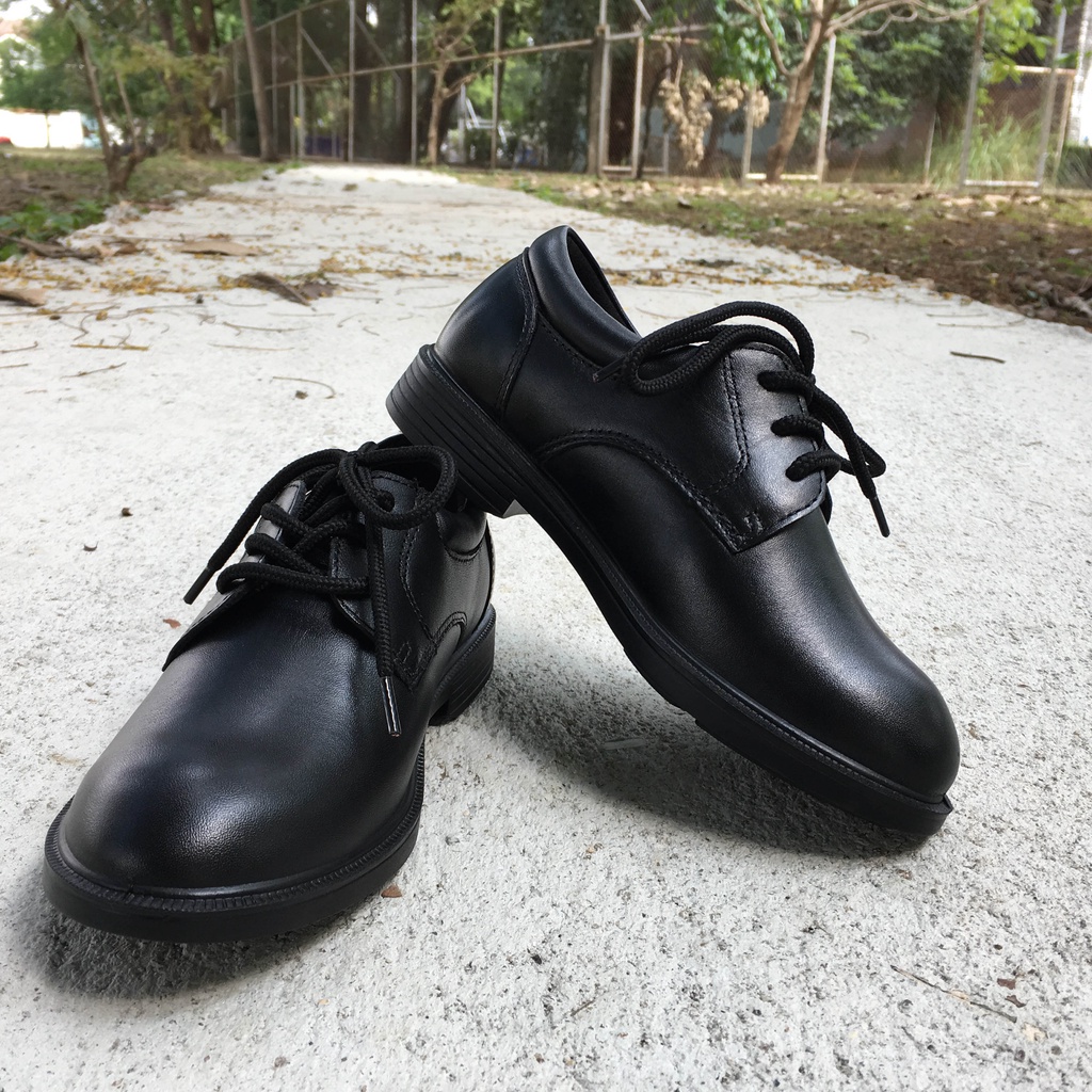 Dr.Kong  รองเท้าสุขภาพ รองเท้านักเรียนหนังแท้ แบบผูกเชือก รุ่นP20008