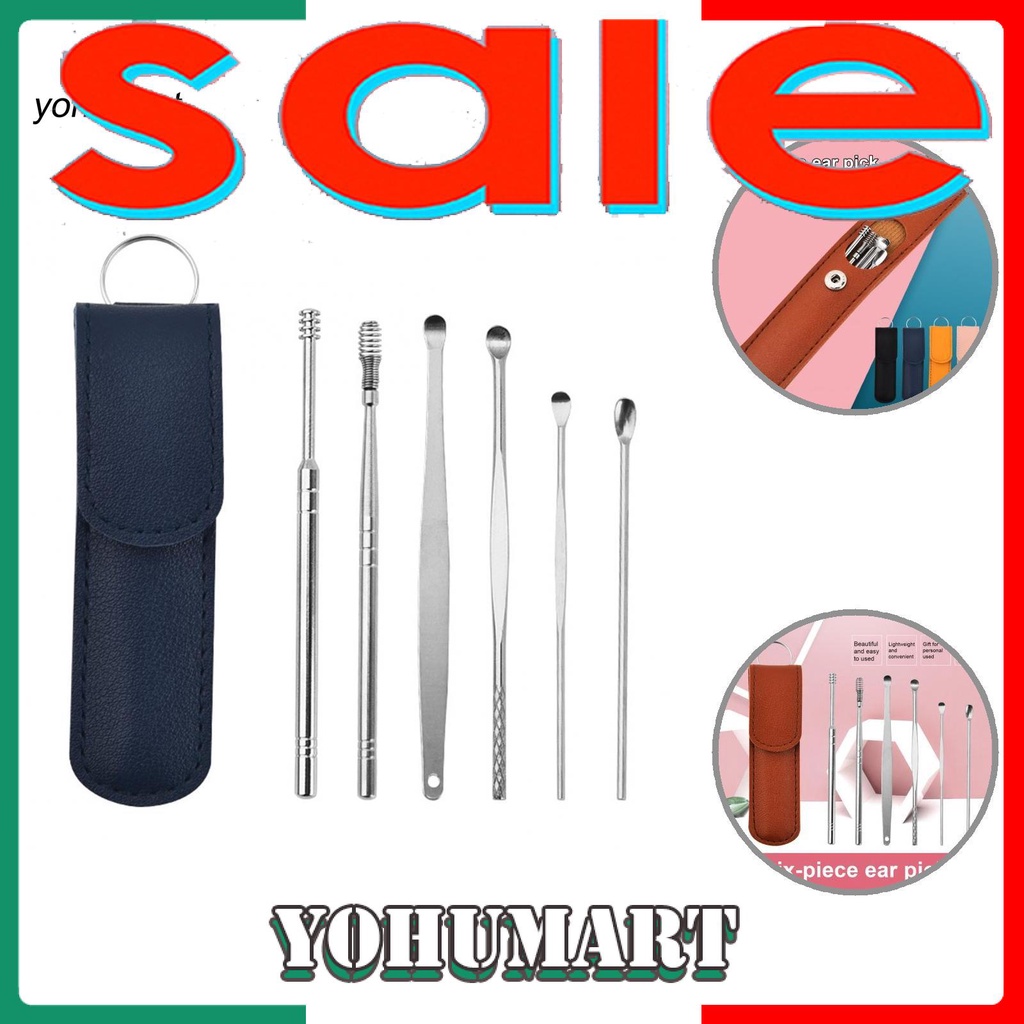 Save Time Ear Scoop Ear Pick Double-head Ear Pick จับแน่นสําหรับผู้ใหญ่