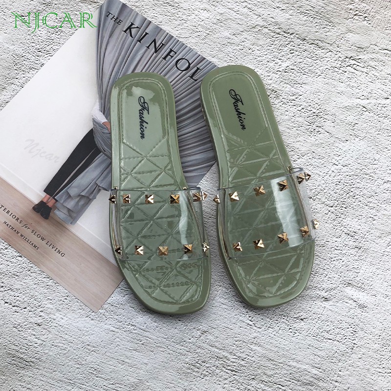 NJCAR A1176-1 รองเท้าผู้หญิง ส้นแบน เรียบหรู มี 4 สี