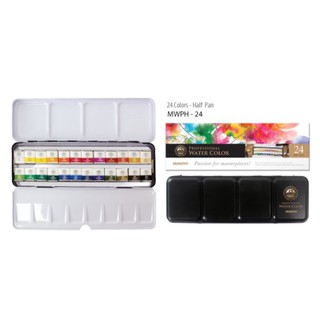 Mungyo ชุดสีน้ํามืออาชีพ เคสดีบุก 24 ชิ้น