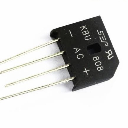 KBU 808 KBU808 หวีไดโอดเฟสเดียว 8A 800V Bridge Rectifier