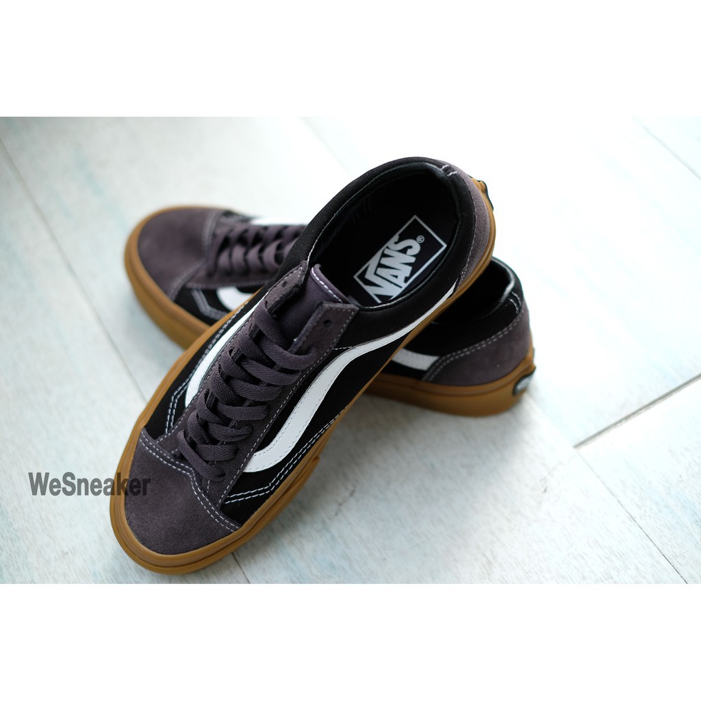 vans obsidian black gum