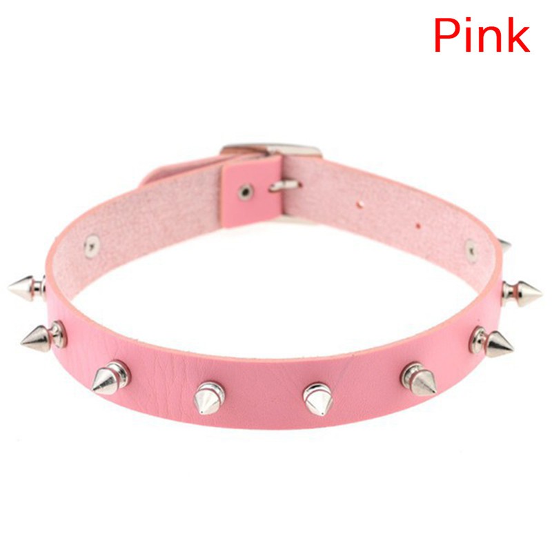 Yijunmca Punk Goth Choker Necklace Adjustable PU Leather Chain Alloy O-Ring Tassel Pendant Choker Vintage Circle Clavicle Collar Halloween Cosplay Costume Accessory For Women, Black Gold