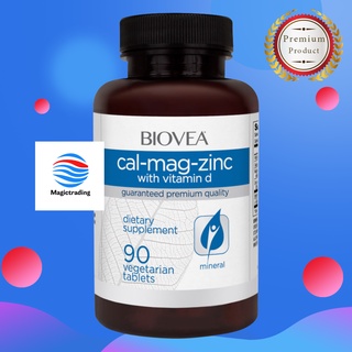 BIOVEA CAL-MAG-ZINC [with Vitamin D3 (cholecalciferol)] / 90 Tablets