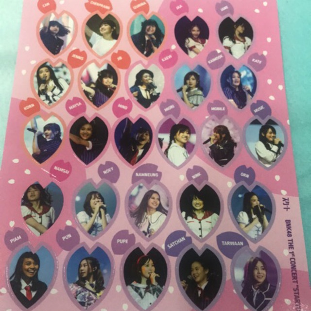 DVD Starto bnk48 concert สติ๊กเกอร์