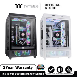 Thermaltake The Tower 500 Black/Snow Mid Tower Chassis เคสคอมพิวเตอร์ (CA-1X1-00M1WN-00)