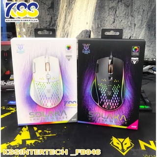 ✨เม้าส์มาโคร NUBWO X42 SOLAKA เมาส์เกมมิ่ง มาโคร Mouse Gaming ดำ/ขาว รุ่น x42 ของแท้ประกันศูนย์ 2 ปี  พร้อมส่ง