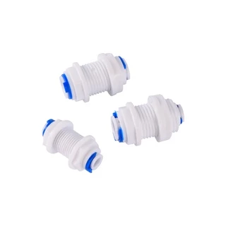 1/4 "3/8" จาก ท่อหลอด Reverse Osmosis Aquarium อุปกรณ์อย่างรวดเร็ว โร ข้อศอกน้ําตรงพลาสติกท่อเชื่อมต่อน้ํา