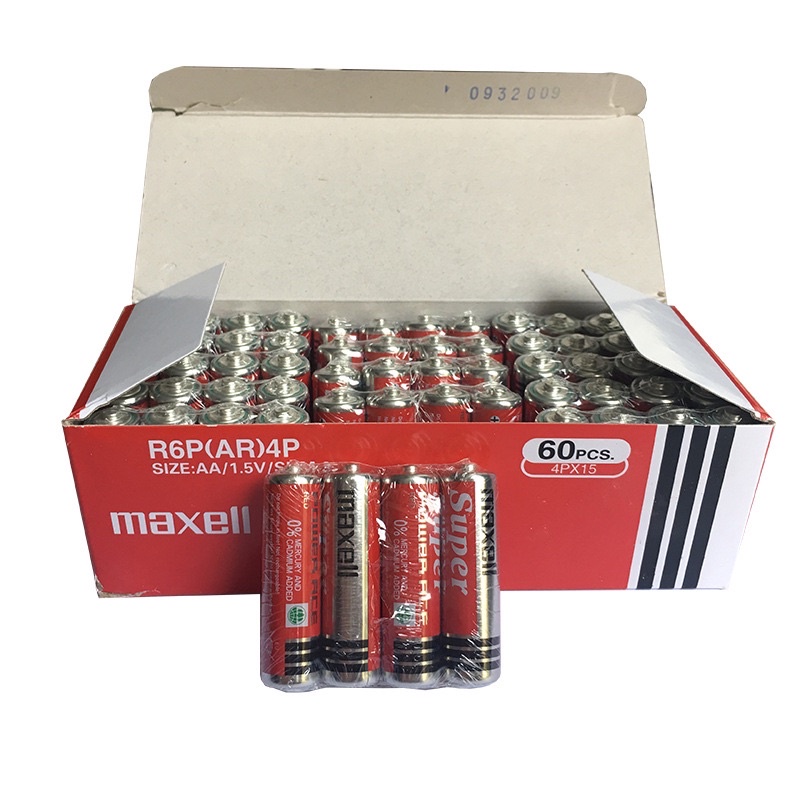 Maxell ถ่านขนาด AA/AAA 1.5V 40ก้อน(แพค2ก้อน20แพค)ของแท้