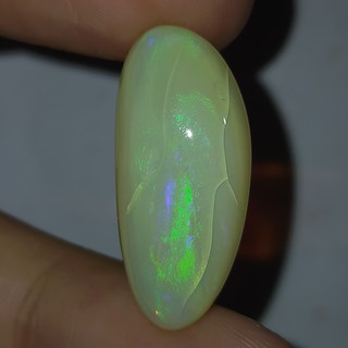 พลอย โอปอล ออสเตรเลีย ธรรมชาติ แท้ ( Natural Solid Opal Australia ) หนัก 13.01 ct.