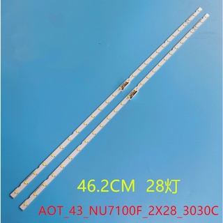 ไฟแบ็คไลท์ทีวี Led สําหรับ Samsung UA43NU7100K - 43NU7100 - UA43N7090-43NU7090K