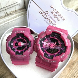 💕G shock &amp; Baby G💕Setคู่รัก💖พร้อมกล่องหัวใจ💖