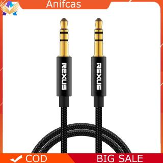 💚1-5m 3.5mm Jack Audio Cable Gold Plated Stereo Male to Male Speaker Line Aux Cable Wire Cord for