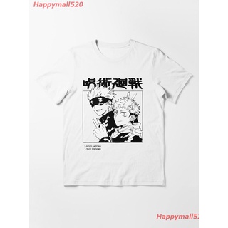 New Jujutsu Kaisen Anime Yuji Itadori Essential T-Shirt เสื้อยืดพิมพ์ลายการ์ตูนมังงะ ดผ้าเด้ง คอกลม cotton แฟชั่น discou