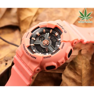 baby-g Casio ของแท้ 100%  นาฬิกาผู้หญิง รุ่น bA 110 red