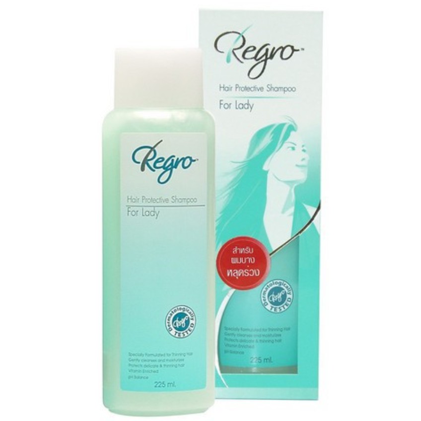 Regro Hair Protective Shampoo for Lady 225 Ml แชมพูลดปัญหาผมร่วง สำหรับ