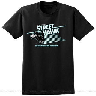 เสื้อยืด พิมพ์ลาย Street Hawk Inspired Retro Clic 80s TV Tele Show สไตล์เรโทร สําหรับผู้ชาย วัยกลางคน 992579Size S-5XL