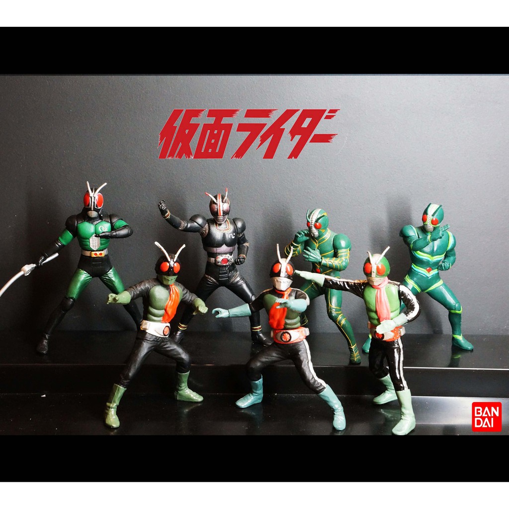 Showa riders Bandai 02 HG กาชาปอง คาเมนไรเดอร์ Kamen Rider Gashapon Masked Rider Shin J ZO Shadowmoo
