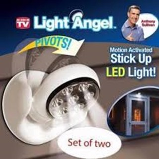 Light Angel LED Motion Sensor ไฟเซ็นเซอร์ 7 LED ตรวจจับการเคลื่อนไหวปรับระดับ180