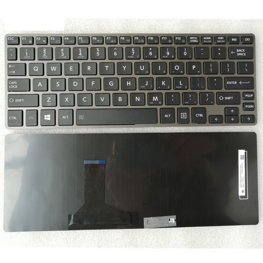 แป้นพิมพ์ภาษาอังกฤษ Toshiba Portege Z30 Z30T ABC Z30-A Z30t-A Z30T-A1310 Z30-A1302 Z30-C Z30T-C Z30-