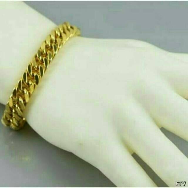 TITANIUM BRACELET CHAIN GOLD BRACELET CHAIN เครื่องประดับผู้ชาย