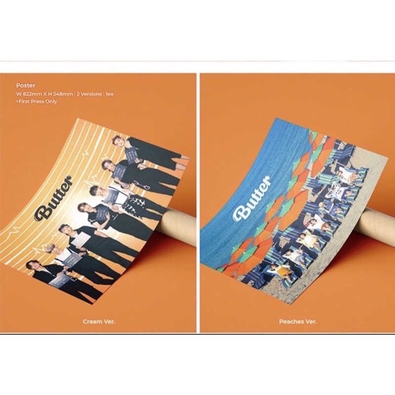 📮พร้อมส่งโปสเตอร์BTSอัลบั้มButter