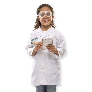 ชุดอาชีพ Role Play Costume  ❤️ รุ่น Role Play Costume Scientist ชุดเล่นสวมบทบาทที่เหมือนจริง ✅ ยี่ห้อ MELISSA &amp; DOUG ✅