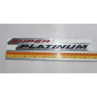 Sticker Super Platinum ของรถ Izusu D-Max