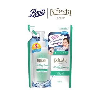 Bifesta Micellar cleansing water Acne Care 360ML บิเฟสต้า ไมเซล่า เคลนซิ่ง แอคเน่ แคร์ 360มล.