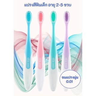 แปรงสีฟันเด็กเล็ก 2-5 ขวบ ลายน่ารัก แพ็คเกจสวย ขนแปรงนุ่ม ผลิตจากวัสดุเพื่อสุขภาพโดยเฉพาะ