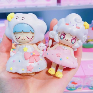 【ของแท้】กล่องสุ่ม ตุ๊กตาฟิกเกอร์ Kimmy &amp; Miki Candy Land Series 52TOYS ของเล่นสําหรับเด็ก