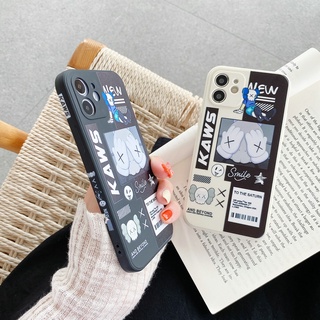 เคสโทรศัพท์มือถือลายการ์ตูนหมีสําหรับ Vivo Y20 Y12A Y20S G Y12S 2021 Y50 Y30 Y17 Y15 Y12 Y91 Y93 Y95 Y85 Y19 Y91i Y91C Y1S V11i V15 V20 Pro V9 KAWS