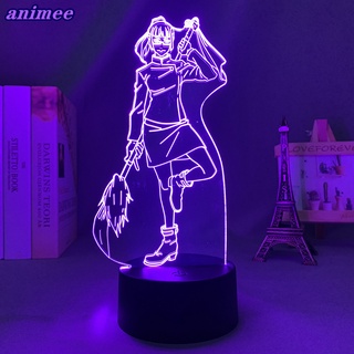 โคมไฟ Led อะคริลิค ลายการ์ตูนมหาเวทย์ผนึกมาร 3d ของขวัญ สําหรับตกแต่งห้องนอน