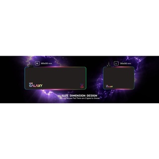 [ประกัน2ปี]NUBWO GALAXY x93 Mouse pad RGB gameming แผ่นรองเมาส์เกมมิ่ง ไฟRGB [HITECHubon]