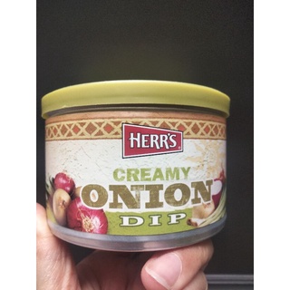 Herrs Creamy Onion Dip Sauce ซอส รสหัวหอม สำหรับจิ้ม ขนมปัง 241g