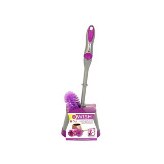 แปรงไนลอนล้างสุขภัณฑ์ BE WISH PLUS 40407 สีม่วง BRUSH NILON TOILET BRUSH BE WISH PLUS 40407 PURPLE แปรง แปรงทำความสะอาด