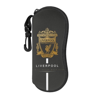 Liverpool F.C แว่นกันแดด เคสนิ่ม เบาพิเศษ นีโอพรีน ซิป เคสแว่นตา พร้อมคลิปหนีบเข็มขัด