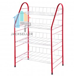 ชั้นวางรองเท้า 4 ชั้น ตู้เก็บรองเท้า ตู้ใส่รองเท้า จัดเก็บรองเท้า js99