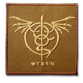 อาร์มติดเสื้อ ตัวรีดสำหรับติดเสื้อผ้า หมวก กระเป๋า วงดนตรี เฮฟวี เมทัล ร็อค Wrath Lamb of God Patch Embroidered Iron on
