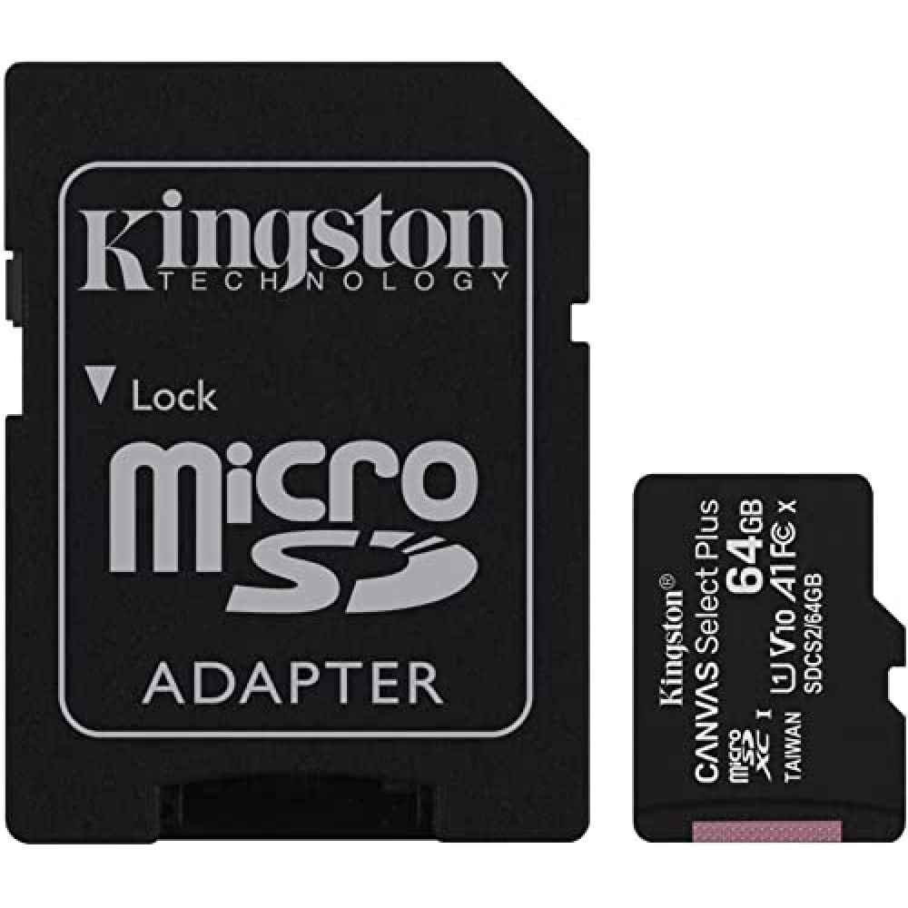 ✔ของแท้✔ 32GB, 64GB, 128GB, MICRO SD CARD (ไมโครเอสดีการ์ด) KINGSTON CLASS 10 (SDCS2/64GB) รับประกัน LT - รูปที่ 2