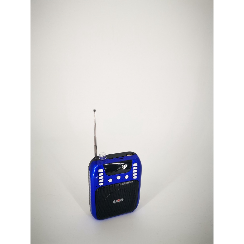 Tiwastage ลำโพงบลูทูธ ลำโพงพกพา วิทยุเอฟเอ็ม เสียงดังดีมากๆ ใช้ได้ทั้ง usb fm bluetooth mic มีแบตเตอรี่ในตัว คุ้มค่ามากๆ