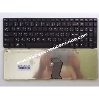 LENOVO Keyboard คีย์บอร์ด LENOVO B570 G570 G575 V570 Z560 Z565 Z570 G770 G780 ไทย-อังกฤษ