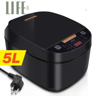 Electric rice cooker หม้อหุงข้าวไฟฟ้า Smart Rice Cooker ความจุ 5ลิตร หม้อหุงข้าว หม้อหุงข้าวดิจิตอล