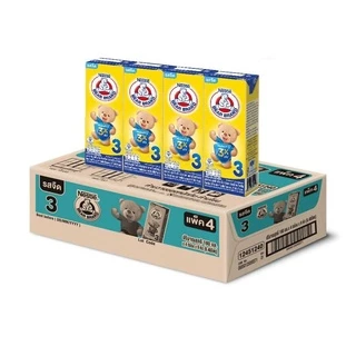 [ ส่งฟรี ] x3ลัง BEAR BRAND 3 Protetion UHT นมตราหมียูเอชที สูตร3 โพรเท็กซ์ชัน 180มล. (ยกลัง 3 ลัง 108กล่อง)